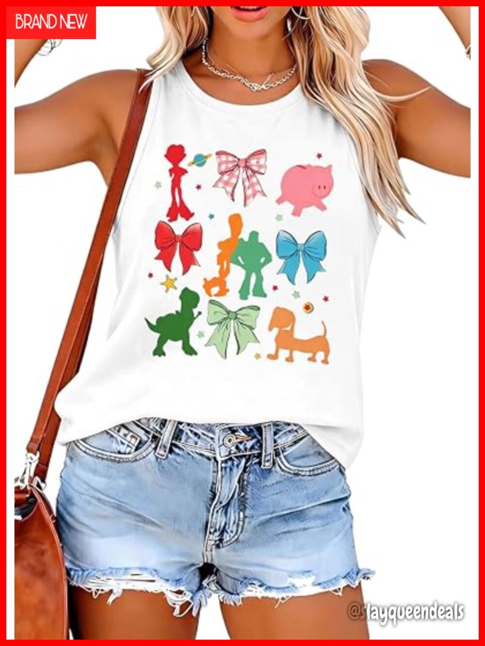 Funny Letter Print Tank Top